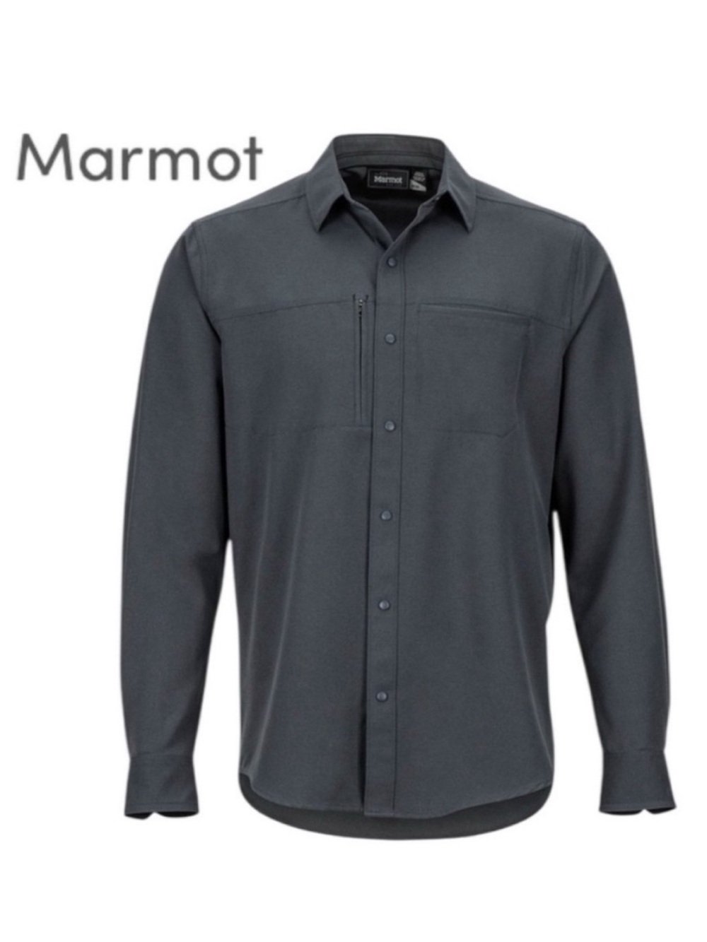 Marmot Charcoal Lisgar
Long-Sleeve Button Up Shirt - Men's Size S